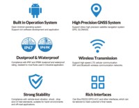 Boîtier de suivi industriel Android Qualcomm Quad-core IP67/IP69K avec BT/WiFi/GPS/4G, CAN Bus, GPIO, RS232, ACC pour le suivi des véhicules
