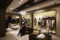 Étagère de présentation de vêtements pour boutique de mode, présentoir de vêtements, mobilier de présentation pour magasin de détail