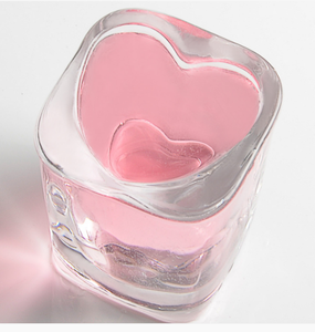 Vente chaude Whisky Verres À Liqueur Tasse 45ml En Forme De Coeur Tasse À Boire En Verre De <span class=keywords><strong>Tequila</strong></span> Vaporisateur Personnalisé Couleur et Logo - Product Image 1