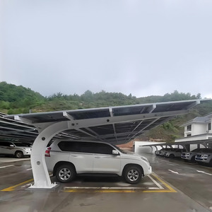 Solar Photovoltaic Waterproof Parking Structure Photovoltaic Carport Installation System Solar Carport Mounting Bracket - Product Image 2
