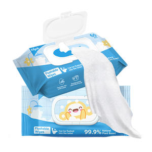 Toallitas Húmedas Biodegradables, Naturales, Ecológicas, Sin <span class=keywords><strong>Alcohol</strong></span>, Aptas <span class=keywords><strong>para</strong></span> Viajes - Product Image 4