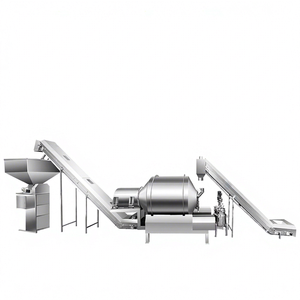 Ligne d'assemblage de mélange automatique de poudre sèche en acier inoxydable pour engrais et détergent lessive, 220V/380V, capacité 150T/H, avec emballage - Product Image 1