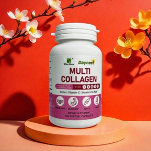 Suplemento Dietético Premium para Piel, Cabello, Uñas y Articulaciones, con <span class=keywords><strong>Ácido</strong></span> Hialurónico, Colágeno Hidrolizado de Bovino y Pescado en Cápsulas Blandas - Product Image 1