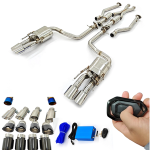 Sistema de Escape CSZ para <span class=keywords><strong>Lexus</strong></span> GSF/<span class=keywords><strong>GS</strong></span> F 5.0L <span class=keywords><strong>V8</strong></span> 2015-2020, Silenciador con Válvulas, Control Remoto, Tubos de Acero Inoxidable Catback - Product Image 2
