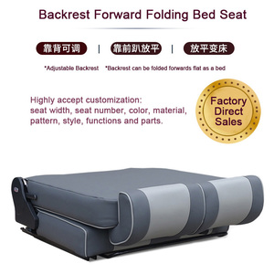 2024 AutoLiuMa ventes du fabricant Auto accessoires intérieurs canapé arrière sièges de lit inclinables siège de lit en cuir de qualité voiture RV Auto - Product Image 4