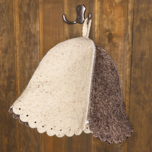 Hot Bán Thân Thiện Với Môi Mềm Anti-Nhiệt Unisex Cảm Thấy Tắm Hơi <span class=keywords><strong>Hat</strong></span> Biểu Tượng Tùy Chỉnh Tái Sử Dụng Dễ Thương Mũ Tắm Cho Đầu Bảo Vệ - Product Image 4