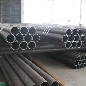 ASTM A106 Black ERW Pipes Carbon Steel Round Hollow Section Pipe Hot Rolled Steel Pipe Prices