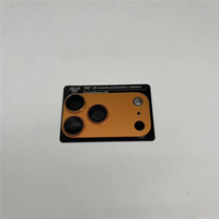 Protection d'objectif d'appareil photo en verre trempé avec revêtement AR, anti-rayures, couverture intégrale pour téléphones à triple caméra