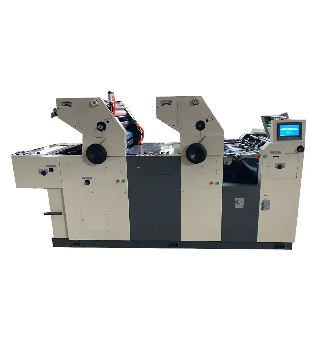 Ht247 High Speed Multi-Color Offsetdruk Machine Leverancier Twee Kleuren Offsetprinter