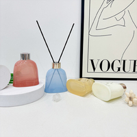 Bouteilles de diffuseur en verre vides en promotion, bouteille de diffuseur à bâtonnets personnalisée vide 150 ml, grande bouteille de diffuseur à bâtonnets de luxe pour l'intérieur