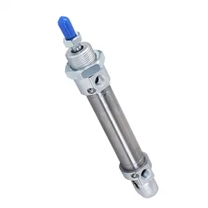 Dsnu Series Stainless Steel Single Acting Cylinder Dsnu-10-12-16-20-25-32-40-ppv-a Stroke Adjustable Square Piston Rod