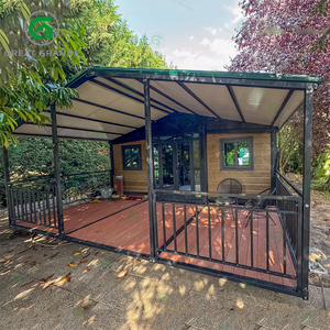 <span class=keywords><strong>Maison</strong></span> conteneur préfabriquée de luxe de 20 pieds avec terrasse et toit <span class=keywords><strong>Maison</strong></span> modulaire extensible moderne Résidence meublée portable - Product Image 2