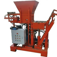 Machine automatique de fabrication de briques à interverrouillage de type diesel, équipement de production de briques en argile à haute pression hydraulique et haute sécurité
