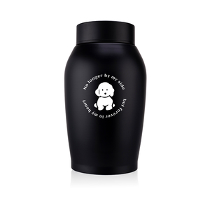 Urna Memorial Personalizada Juicepet em Aço Inoxidável com Gravação a Laser de Letras e Padrões para Cinzas de Cães e Gatos - Product Image 4