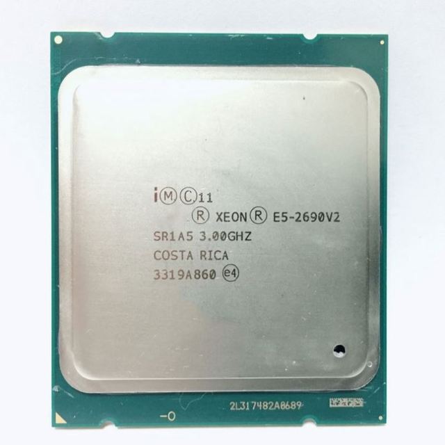 Intel E5-2690 V2 E5 -2690 V2 Processor SR1A5 3.0Ghz 10 Core 25MB Socket LGA 2011 Xeon CPU E5 2690 V2