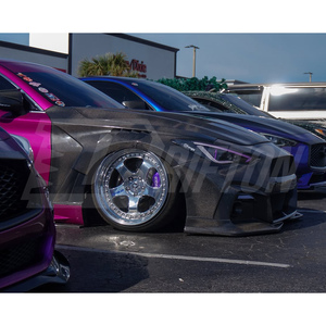กันชนหน้าคาร์บอนไฟเบอร์รุ่น Q60 Aggressive สำหรับ Infiniti Q60 ปี 2016-2022 - Product Image 3