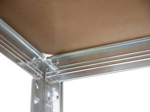 5 מדף מעמד מדף כבד ברזל מתכוונן בית מחסן מדפים יחידת מתלה - Product Image 6