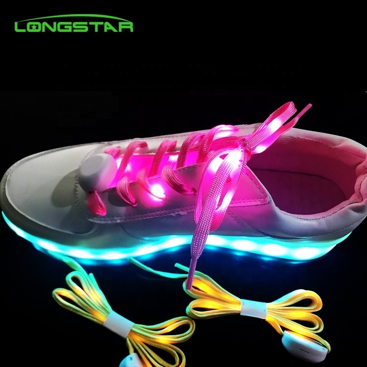 Wholesale LED Shoelaces with Flashing Light