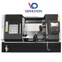 Machine à tourner, fraiser et percer multifonctionnelle à lit horizontal lourd SDVEDON TCK600 Fanuc CNC