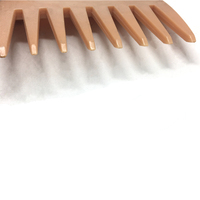 Huile de cheveux naturelle, pour bébé, doré, blanc, maquillage Afro, dents larges, peigne incurvé