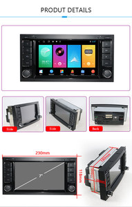 7 "Đài phát thanh xe đ<span class=keywords><strong>a</strong></span> phương tiện DVD Player cho VW Volkswagen Touareg 2004 2011 Transporter Android Navi GPS 2DIN đài phát thanh Wifi - Product Image 6
