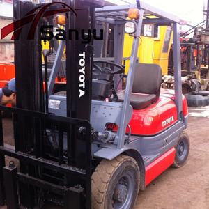 Mini máquina usada Japón <span class=keywords><strong>6fd30</strong></span> 3ton 4ton carretilla elevadora en Hefei con precio barato <span class=keywords><strong>Toyota</strong></span> Japón hizo 2 etapas mástil 3M automático - Product Image 3