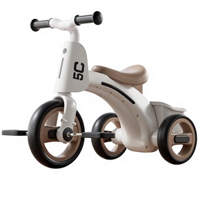 Tricycle léger pour enfants, vélo d'équilibre antidérapant et anti-basculement avec musique, lumière LED et design à virage limité - Product Image 1