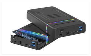 Hard <span class=keywords><strong>Disk</strong></span> eksternal multifungsi, <span class=keywords><strong>2</strong></span>.5 /3.5 inci HDD/M.<span class=keywords><strong>2</strong></span> SSD ganda a ke C 10Gbps Exclosure - Product Image 5