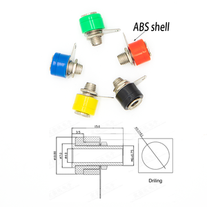 Connecteur aviation jack <span class=keywords><strong>banane</strong></span> <span class=keywords><strong>pas</strong></span> <span class=keywords><strong>cher</strong></span>, fiche <span class=keywords><strong>banane</strong></span> 4 mm et prise - Product Image 2