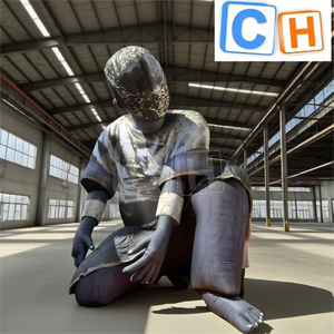 กังฟูเป่าลมของเล่นขนาดยักษ์ตัวละครเป่าลมกลางแจ้งขนาดใหญ่สำหรับตกแต่งงานปาร์ตี้ - Product Image 5