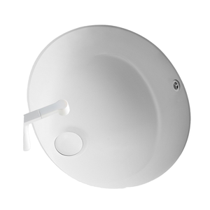 Lavabo singolo lavabo in ceramica per bagno con lavabo ad arco con Design integrato approfondito per uso domestico o alberghiero - Product Image 1