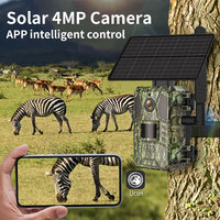 Cámara de rastreo solar 4G H20, 4MP CMOS, detección PIR con IA, disparo en 0.2s, visión nocturna de 25M, audio bidireccional, cámara exterior IP66, venta al por mayor