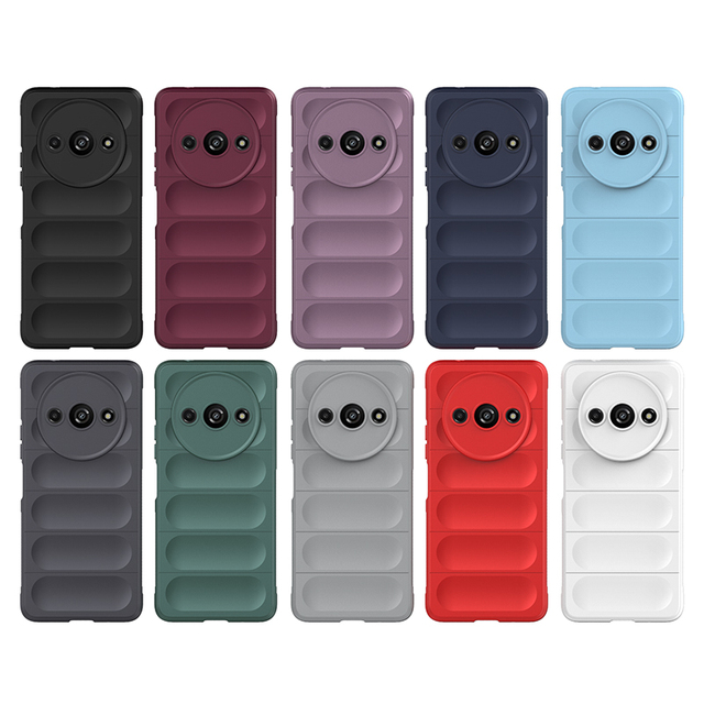 High Quality Armor Shockproof Test Silicone TPU Thick Cover Phone Case for Redmi Note 13 PRO Plus 4G 5G for Redmi A3