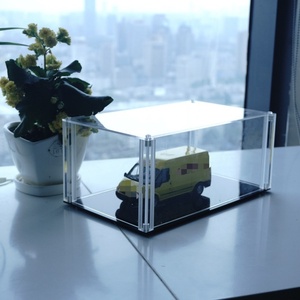 Popular Eco-Friendly Washable for Acrylic <b>Display</b> <b>Case</b> with Black Base for Model Cars and Home Collections - Product Image 2