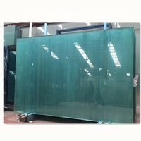 Verre flotté trempé pour la construction de maisons, fenêtres, portes, gymnases, rampes d'escalier, murs-rideaux