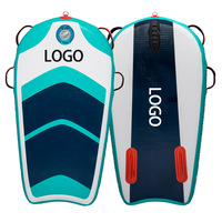 Bodyboard professionnel portable avec logo personnalisé en EPS pour le surf, différentes tailles : 33'', 37'', 39'', 42'', 44''
