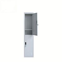 Casiers à double porte en acier à deux niveaux personnalisés pour salle de sport, maison, bureau, hôtel, vestiaires - Design moderne, options de serrures à code modulaires