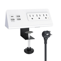 ETL US Standard bureau prise de courant pince charge rapide prises électriques pour bureau maison multiprise accessoires de meubles