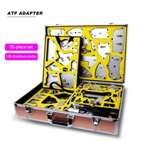 Adaptateur pour machine de rinçage ATF, connecteur de changement de liquide de transmission automatique, matériau en alliage d'aluminium, 110 pièces