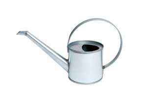 Bidon d'eau 1L Arrosoir en métal galvanisé Fournitures Outils pour plantes de jardinage d'intérieur en plein air avec poignée et bec verseur - Product Image 2