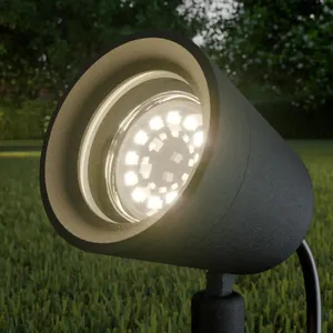 Extérieur IP65 Étanche Led Bornes Style De Voie de Lumière Extérieur De Ciment De Bornes pour Jardin Moderne Spike Lampes