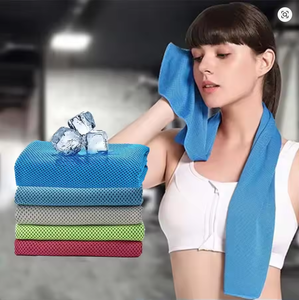 Customized logo Ice <b>Silk</b> Cooling Sports Towel Quick Drying Microfiber Cooling Towel Travel Gym Sport Cooling Towel for Neck - Product Image 1