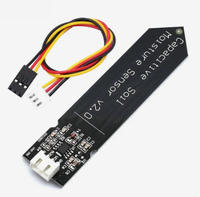Module capacitif de capteur d'humidité du sol Module de sortie analogique à entrée large 3.3-5.5V pour systèmes d'irrigation basés sur IoT