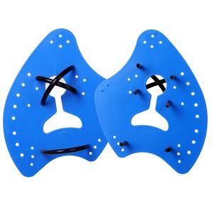 Paletas de entrenamiento de natación de silicona estilo hacha aletas de mano para mejora de velocidad para niños y adultos para uso en buceo - Product Image 1