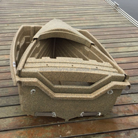 Jof — bateau de pêche en plastique, 2 blocs, en plastique, nouvelle collection, dinhy PE