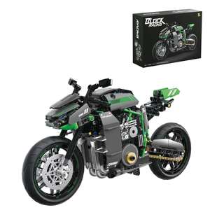 Blocs de construction pour enfants et adultes, modèle de <span class=keywords><strong>moto</strong></span> cool, design classique, collection, ornement décoratif, briques <span class=keywords><strong>à</strong></span> assembler, jouet DIY - Product Image 1