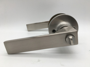 Nội thất hình ống hợp kim kẽm cửa đòn bẩy satin Nickel đòn bẩy cửa xử lý khóa lối vào với các phím bằng đồng trái & phải tay nắm cửa - Product Image 3