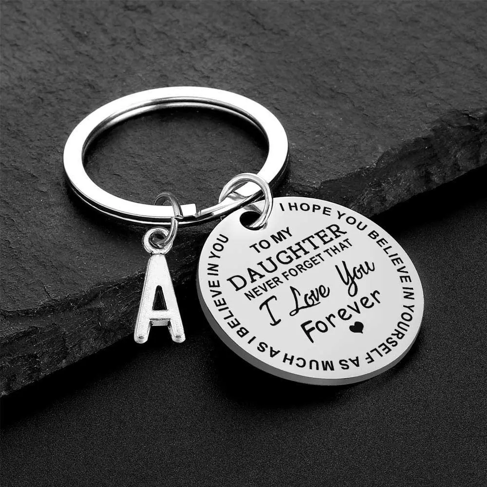 Stainless Steel Cheaper Promotion Keychain Gift for Mother fathers day gift keychain metal enamel keychain