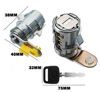 69051-35030/ 69052-35040 nouveau ensemble de serrure de porte avec clé (L & R) pour Toyota Hilux 1989-1995 4runner 1989-1998