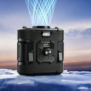 New Design High Portable Outdoor 8000 Mah <b>Battery</b> Power Bank for Phone 100 Speed Levels Summer Cooling Personal Fan - Product Image 1
